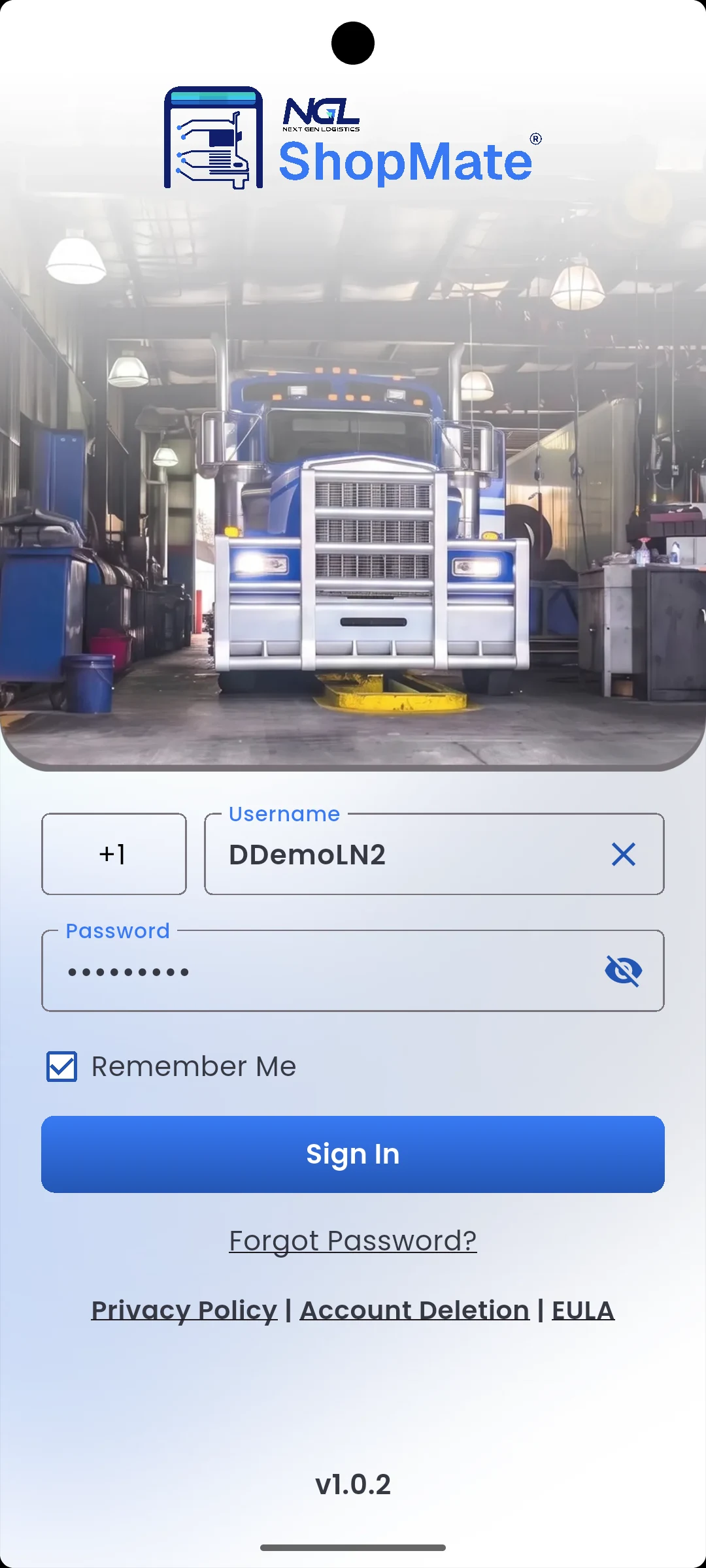 NGL ShopMate® screenshot